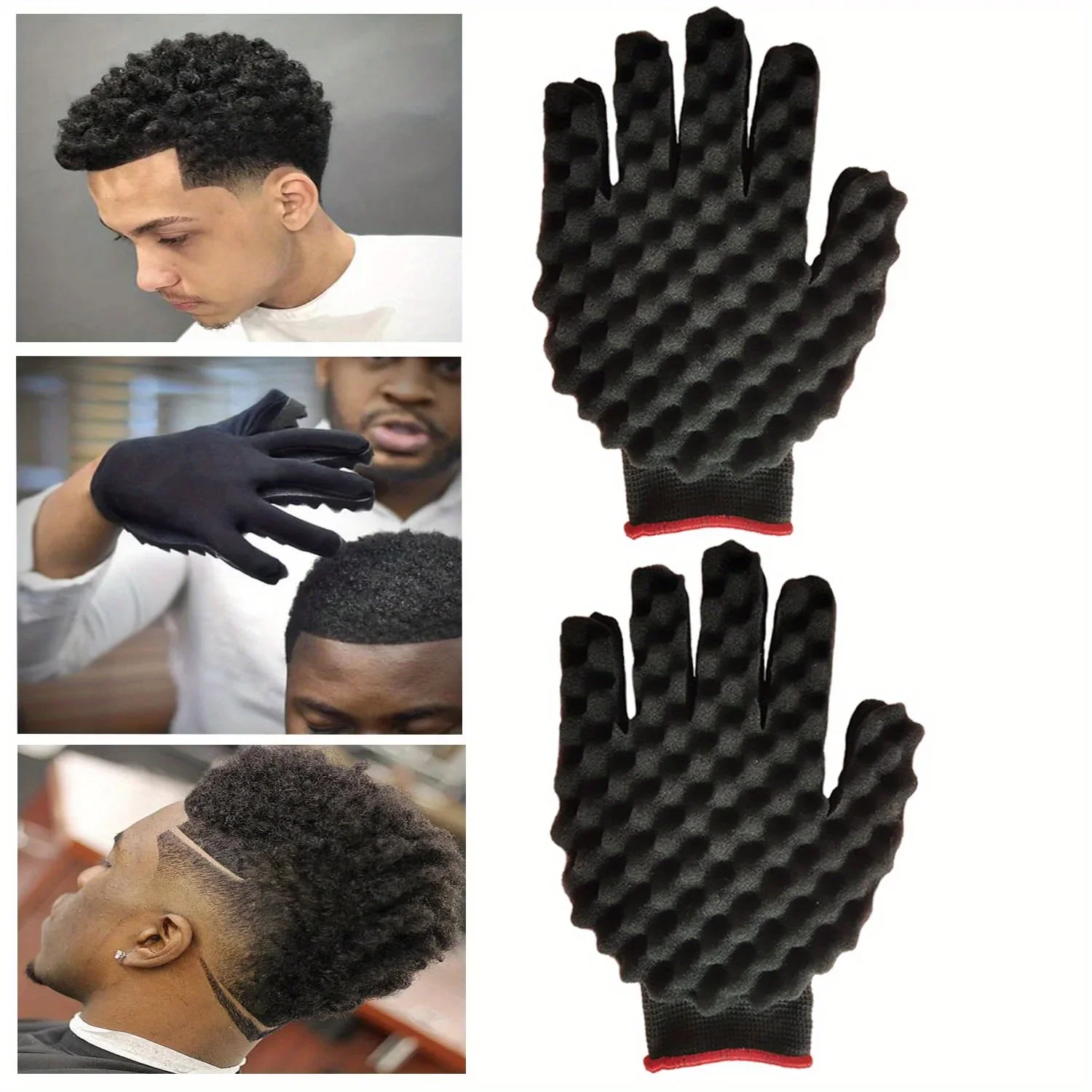 Twist Sponge Coil - 1PcNonslip Sponge Gloves Curling Brush Sponge