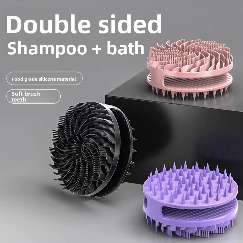 Scalp Scrub Exfoliant - 【Beautiful】Soft Silicone Body Scrubber Scalp Exfoliating