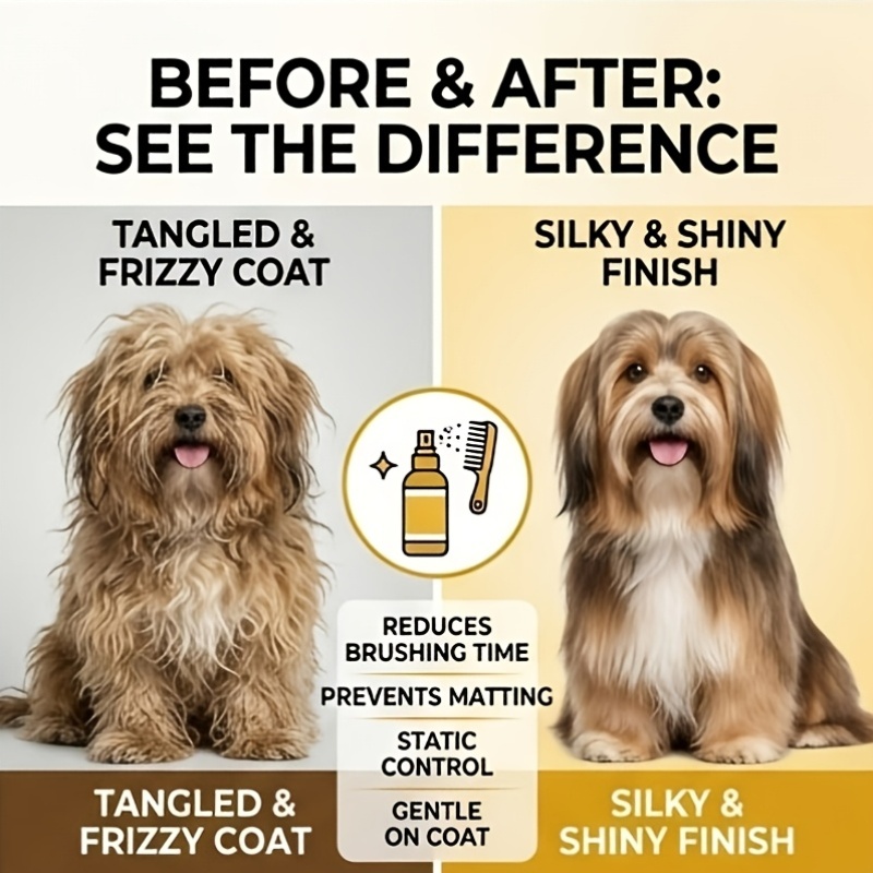 Pet Hair Care Spray And Detang - Hair Care Formulation recension och pris