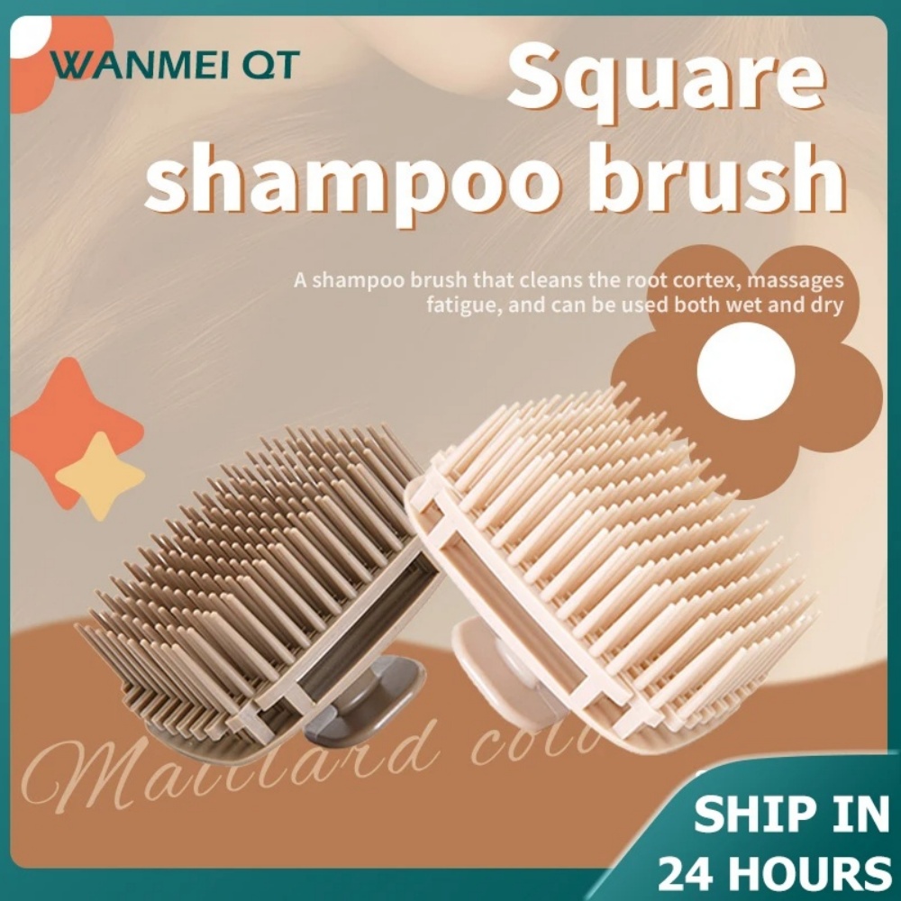 1pcs Square Shampoo Brush Head - Scalp Scrub Exfoliant recension och pris