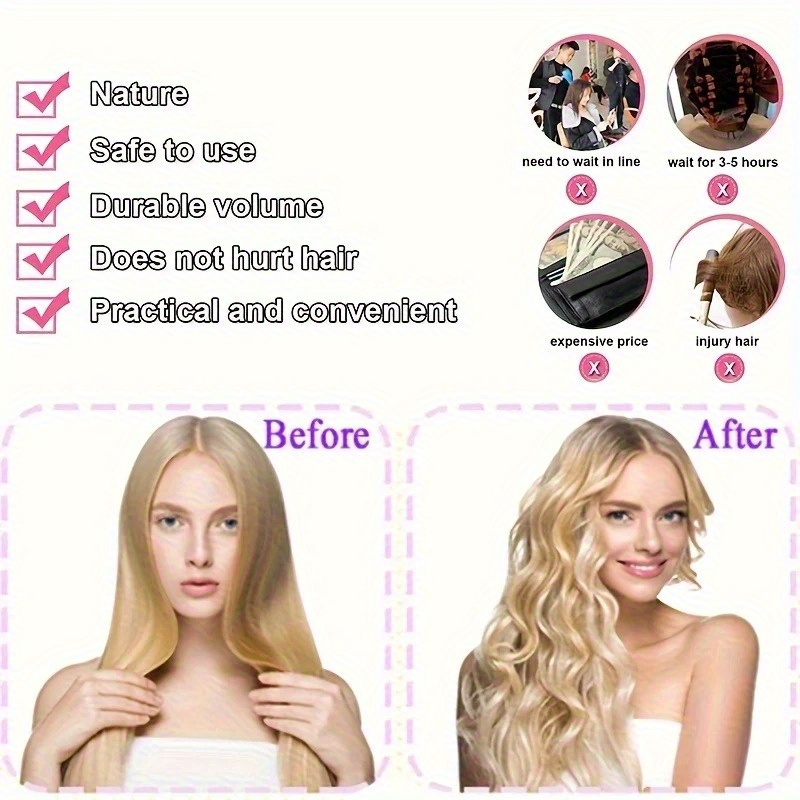 10/30pcs Mushroom Hair Curlers - Hair Care Formulation recension och pris