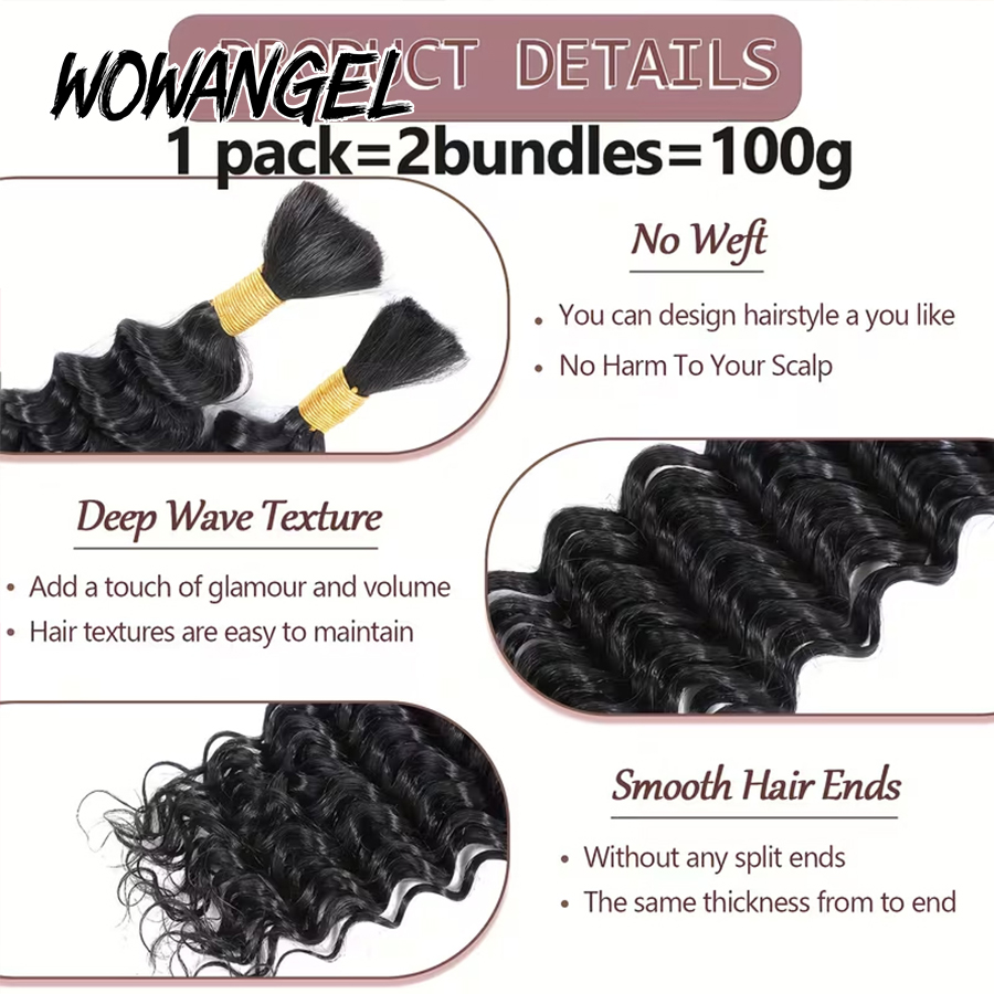 Boho Braids Human Hair Bulk De - Hair Care Formulation recension och pris