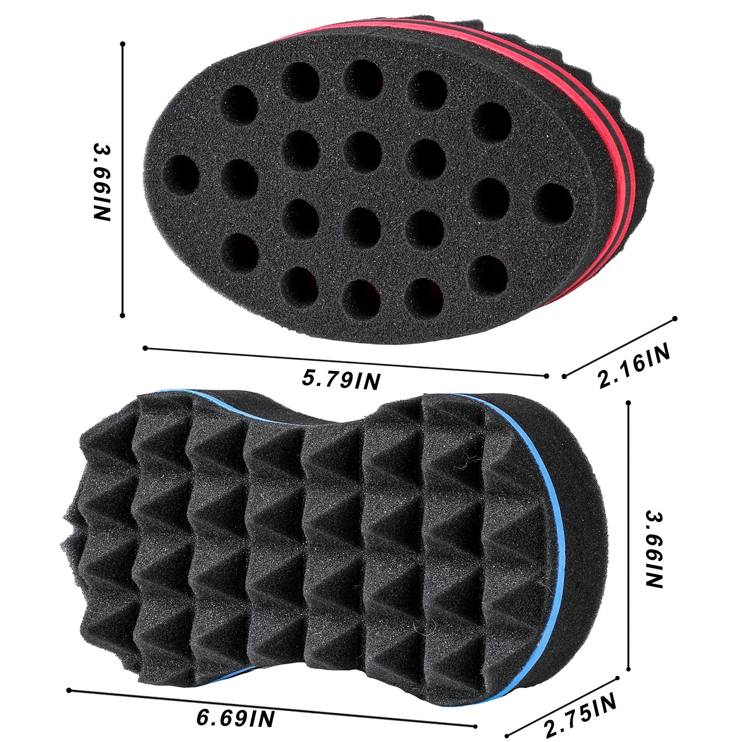 1Pcs Oval Double Sides Magic T - Twist Sponge Coil recension och pris
