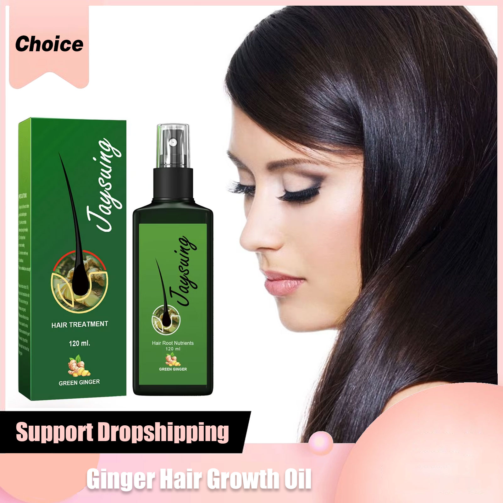 Fast Ginger Hair Growth Spray  - Hair Care For Hair Loss recension och pris