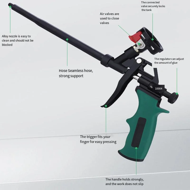 PU Foam Gun Expanding Foam App - Heat Protectant Spray recension och pris
