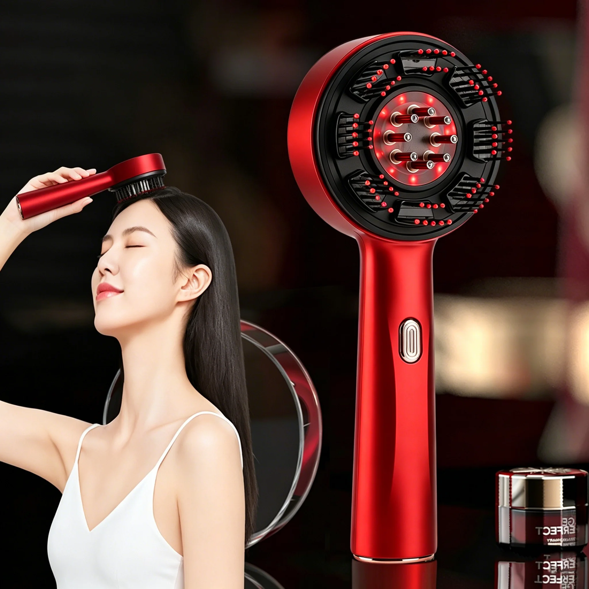 Electric Massage Comb Portable - Hair Care For Hair Loss recension och pris