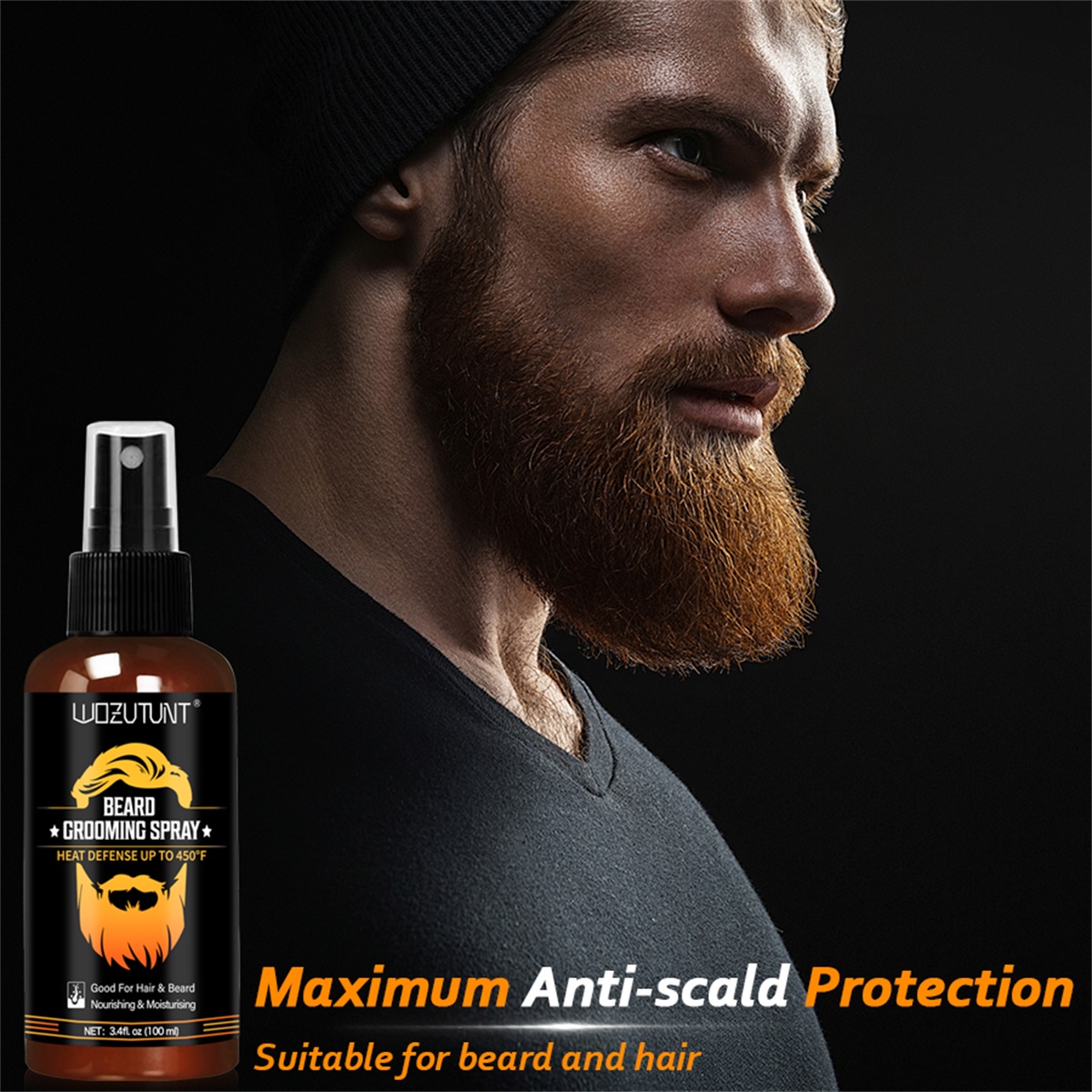 Beard Grooming Spray Protect H - Heat Protectant Spray recension och pris