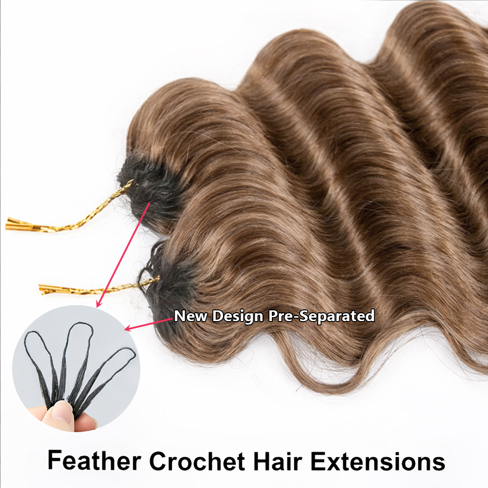Honey Brown Deep Wave Crochet  - Hair Care Honey recension och pris