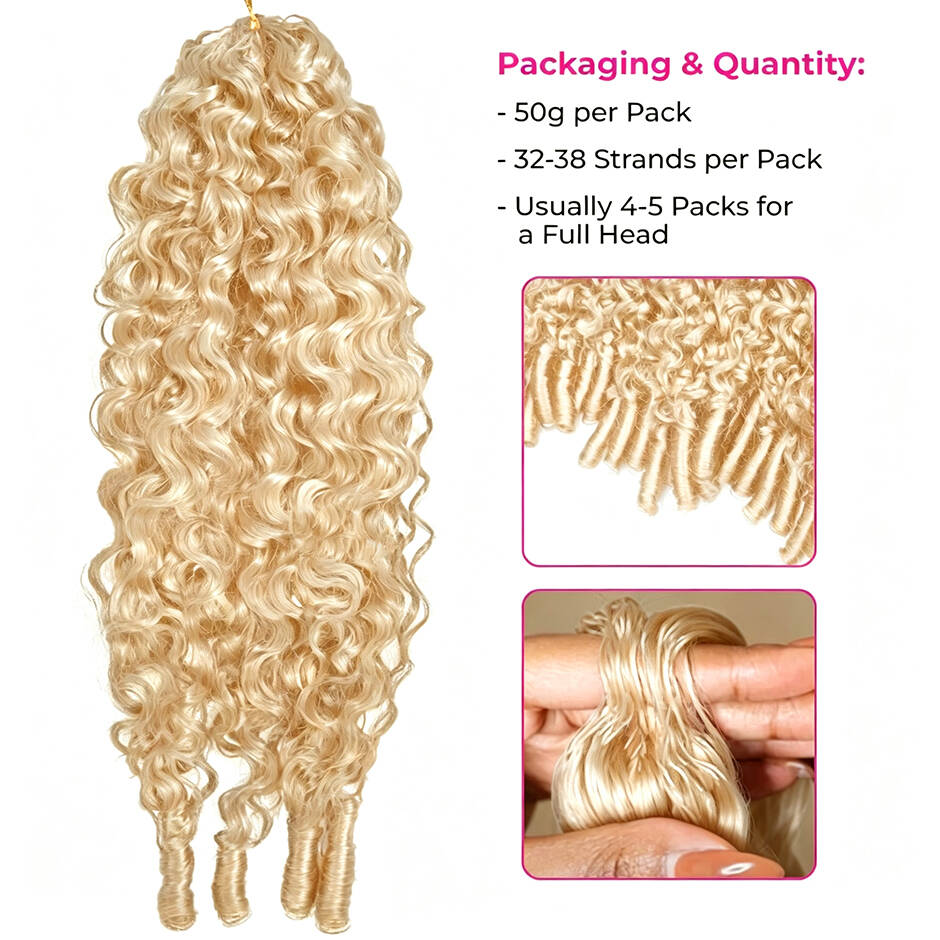 ISEE Hair 613 Blonde Crochet H - Crochet Braiding Hair recension och pris