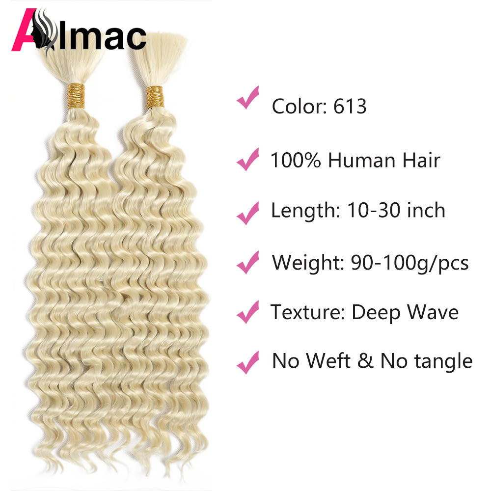 613 Bulk Human Hair For Braidi - Hair Care Honey recension och pris