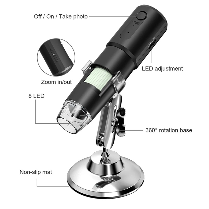 Wireless Dermatoscope Scalp Sk - Hair Porosity Test recension och pris